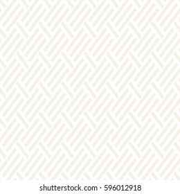 Abstract Geometric Pattern With Stripes Lattice. Subtle Seamless Vector Background. Monochrome Stylish Texture.