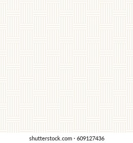 Abstract Geometric Pattern With Stripes Lattice. Subtle Seamless Vector Background