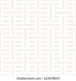 Abstract Geometric Pattern With Stripes Lattice. Subtle Seamless Vector Background