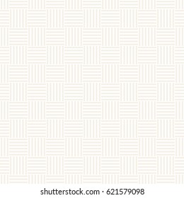 Abstract Geometric Pattern With Stripes Lattice. Subtle Seamless Vector Background