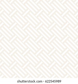 Abstract Geometric Pattern With Stripes Lattice. Subtle Seamless Vector Background. Monochrome Stylish Texture.
