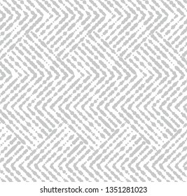Abstract geometric pattern with stripes, lines. Seamless vector background. White and grey ornament. Simple lattice graphic design.