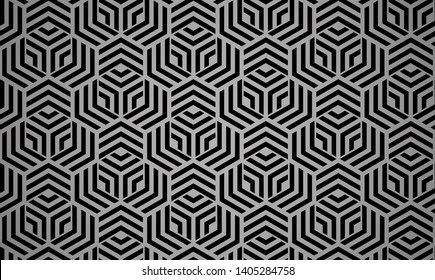 Abstract Geometric Pattern Stripes Lines Seamless Stock Vector (Royalty ...