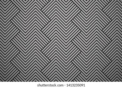 Abstract geometric pattern with stripes, lines. Seamless vector background. Black ornament. Simple lattice graphic design