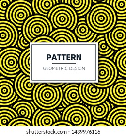 Abstract geometric pattern with stripes, lines. A seamless vector background. Black and white texture.