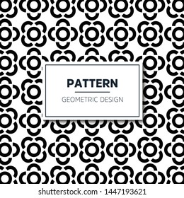 Abstract geometric pattern with stripes, lines. A seamless vector background. Black and white texture.