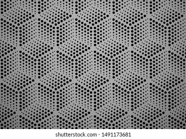 Abstract geometric pattern with stripes, lines. Seamless vector background. Black and grey ornament. Simple lattice graphic design