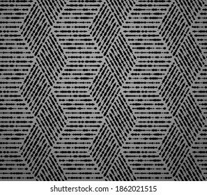 Abstract geometric pattern with stripes, lines. Seamless vector background. Black ornament. Simple lattice graphic design