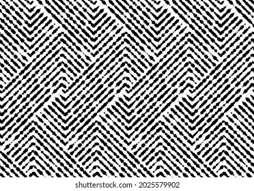 Abstract geometric pattern with stripes, lines. Seamless vector background. White and black ornament. Simple lattice graphic design