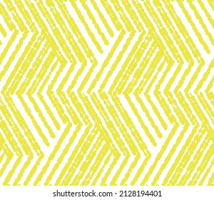 Abstract geometric pattern with stripes, lines. Seamless vector background. White and yellow ornament. Simple lattice graphic design
