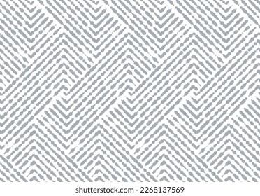 Abstract geometric pattern with stripes, lines. Seamless vector background. White and gray ornament. Simple lattice graphic design.