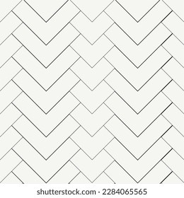 Abstract geometric pattern with stripes, lines. Seamless background. White and grey ornament. Vector pattern