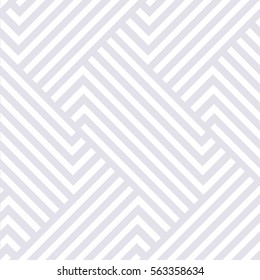 Abstract geometric pattern with stripes, lines. A seamless vector background. Gray and white texture.