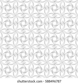 Abstract geometric pattern with stripes, lines. A seamless vector background. Black and white texture.
