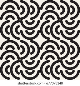 Abstract geometric pattern with stripes, lines. Seamless vector stylish background. Black and white lattice texture.