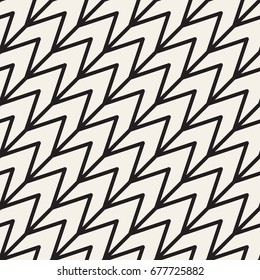 Abstract geometric pattern with stripes, lines. Seamless vector stylish background. Black and white lattice texture.
