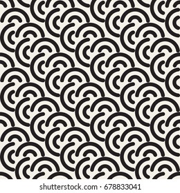 Abstract geometric pattern with stripes, lines. Seamless vector stylish background. Black and white lattice texture.