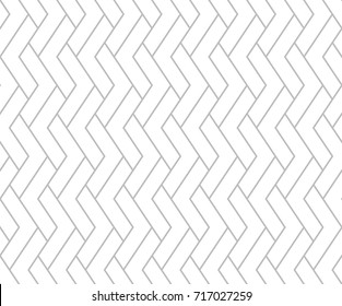 Abstract geometric pattern with stripes, lines. A seamless vector background. Gray and white texture.