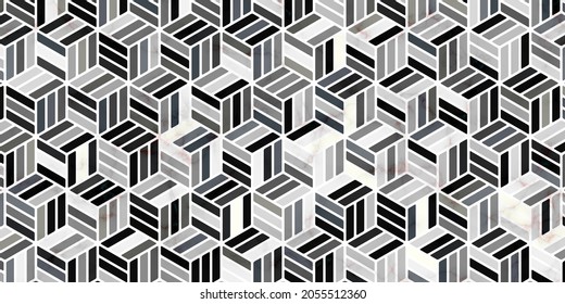 Abstract geometric pattern stripes polygonal shape. Luxury background of gray with marble texture for rug,carpet,wallpaper,clothing,wrapping,batik,fabric 

