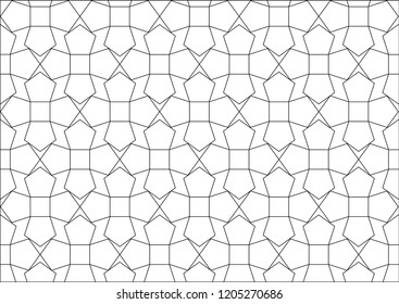 Abstract geometric pattern structure.