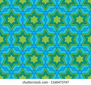 Abstract geometric pattern. Stylish fractal texture. Pattern to fill the background. Islamic pattern. Girih background. Beautiful arabic design template with seamless arabic pattern. Abstract islamic 