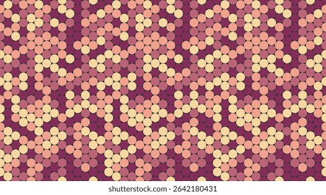 Abstract geometric pattern.  Subtle color palette of dusty rose and beige creates a calming, sophisticated feel. Ideal for website backgrounds, textiles, or modern design projects.