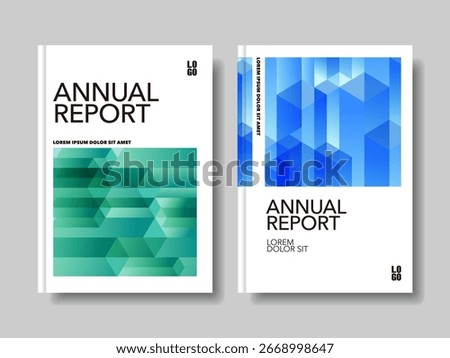 Abstract Geometric Pattern Suitable for Financial and Management Reports