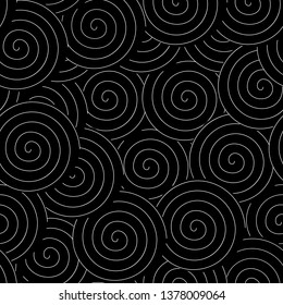 Abstract geometric pattern with swirls . Spiral shapes background. EPS 10 stock vector.