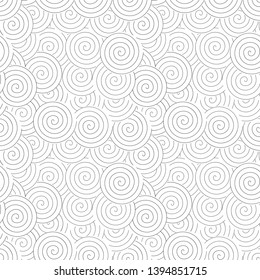 Abstract geometric pattern with swirls . Spiral shapes background. EPS 10 stock vector.