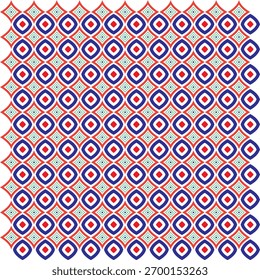 Abstract geometric pattern with symmetrical line and shape arrangements forming a dynamic, seamless layout. Great for use in modern fashion, stationery design, wallpapers, and digital textures.
