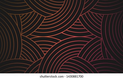 abstract geometric pattern template with black background