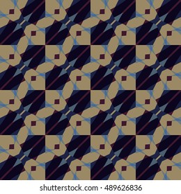 Abstract geometric pattern. Textile printing, web design, Identity, wallpaper.