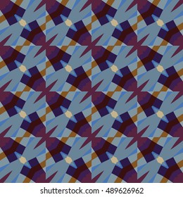 Abstract geometric pattern. Textile printing, web design, Identity, wallpaper.