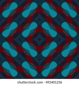 Abstract geometric pattern. Textile printing, web design, Identity, wallpaper.