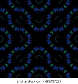Abstract geometric pattern. Textile printing, web design, Identity, wallpaper.