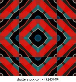 Abstract geometric pattern. Textile printing, web design, Identity, wallpaper.