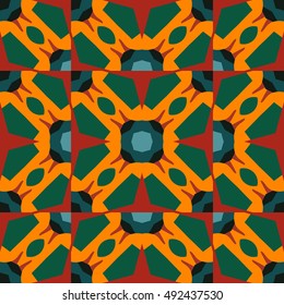 Abstract geometric pattern. Textile printing, web design, Identity, wallpaper.