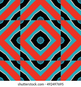 Abstract geometric pattern. Textile printing, web design, Identity, wallpaper.