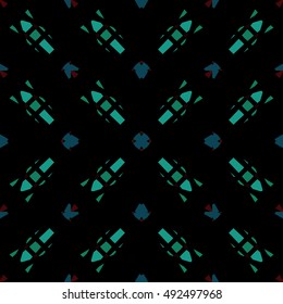 Abstract geometric pattern. Textile printing, web design, Identity, wallpaper.