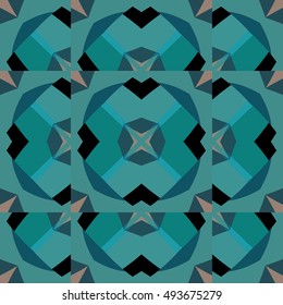 Abstract geometric pattern. Textile printing, web design, Identity, wallpaper.