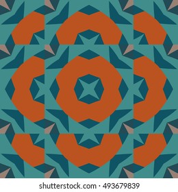 Abstract geometric pattern. Textile printing, web design, Identity, wallpaper.