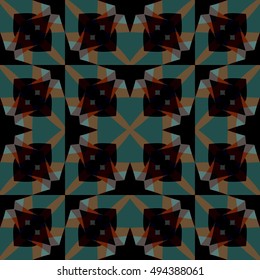 Abstract geometric pattern. Textile printing, web design, Identity, wallpaper.
