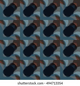 Abstract geometric pattern. Textile printing, web design, Identity, wallpaper.