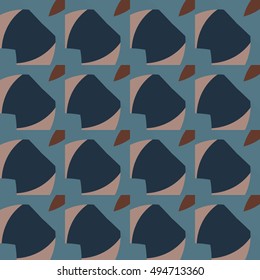 Abstract geometric pattern. Textile printing, web design, Identity, wallpaper.