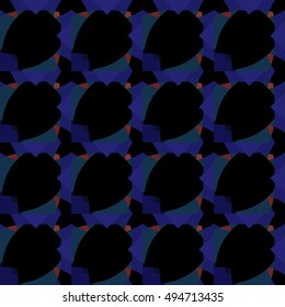 Abstract geometric pattern. Textile printing, web design, Identity, wallpaper.