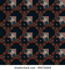 Abstract geometric pattern. Textile printing, web design, Identity, wallpaper.