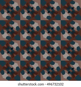 Abstract geometric pattern. Textile printing, web design, Identity, wallpaper.