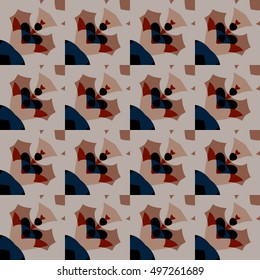 Abstract geometric pattern. Textile printing, web design, Identity, wallpaper.