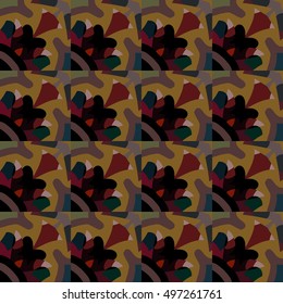 Abstract geometric pattern. Textile printing, web design, Identity, wallpaper.