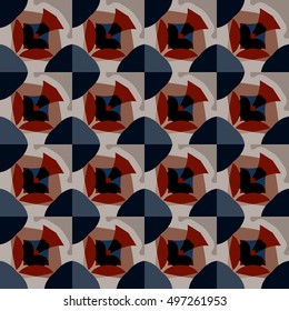 Abstract geometric pattern. Textile printing, web design, Identity, wallpaper.